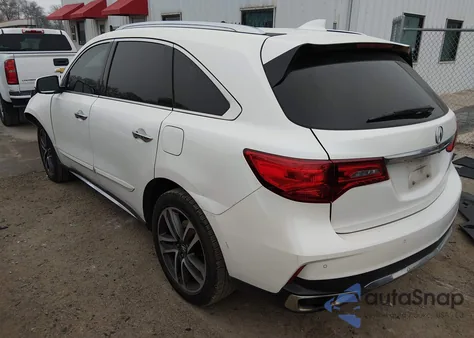 2018 Acura Mdx Advance Package z USA, uszkodzony, nr VIN 5J8YD3H81JL005261